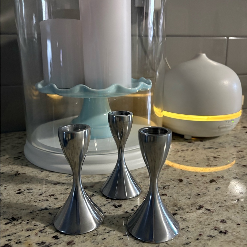 Umbra Candle Holders (Polished Aluminum)